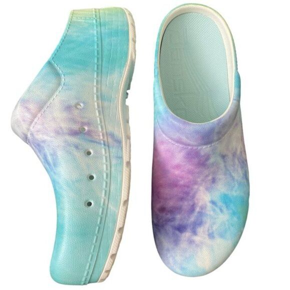 Dansko New Women's Kane Clogs Tie Dye size 38 - Picture 6 of 14